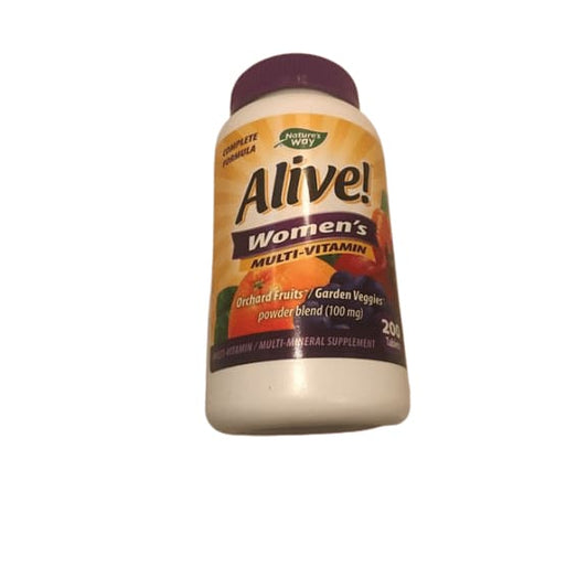 Alive! Women's Multivitamin 200 Tablets - ShelHealth.Com