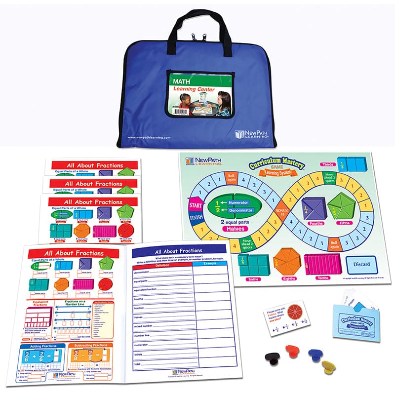 All About Fractions Learning Center - Learning Centers - Newpath Learning