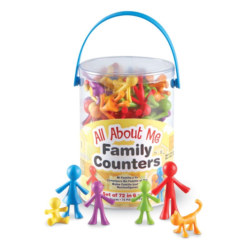 All About Me Family Counters 72 Set - Counting - Learning Resources
