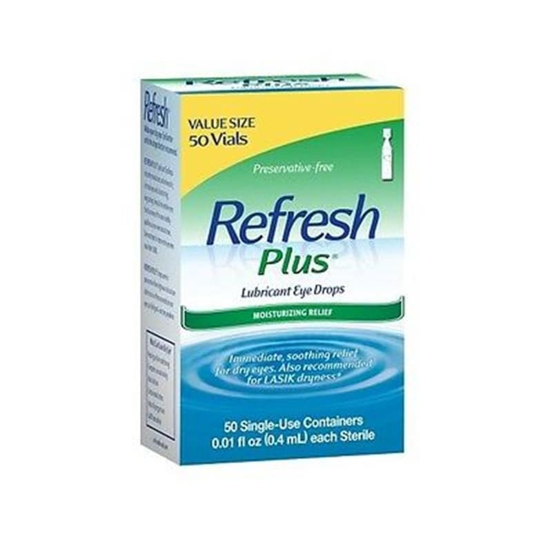Allergan Refresh Plus.01Oz X 50 Box of OX - Over the Counter >> Ophthalmic - Allergan