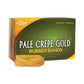 Alliance Pale Crepe Gold Rubber Bands Size 64 0.04 Gauge Golden Crepe 1 Lb Box 490/box - Office - Alliance®