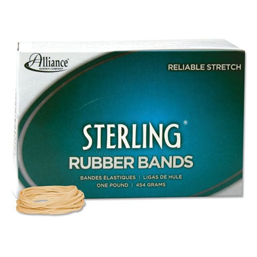 Alliance Sterling Rubber Bands Size 19 0.03 Gauge Crepe 1 Lb Box 1,700/box - Office - Alliance®