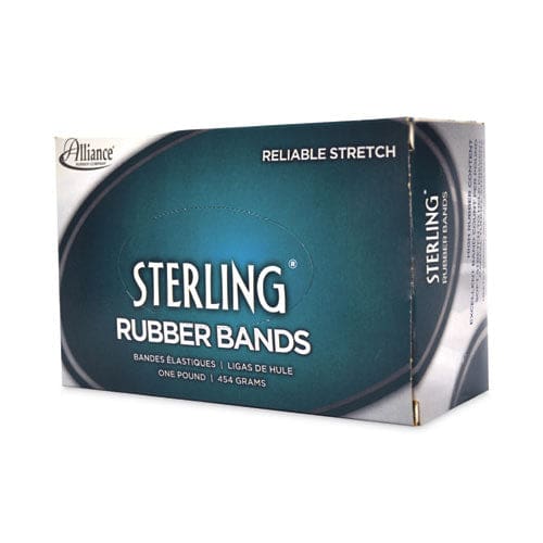 Alliance Sterling Rubber Bands Size 19 0.03 Gauge Crepe 1 Lb Box 1,700/box - Office - Alliance®