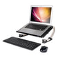 Allsop Redmond Adjustable Curve Notebook Stand 15 X 11.5 X 6 Black/silver Supports 40 Lbs - School Supplies - Allsop®