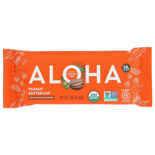 ALOHA: Organic Peanut Butter Cup Protein Bar 1.98 oz - Grocery > Chocolate Desserts and Sweets - ALOHA
