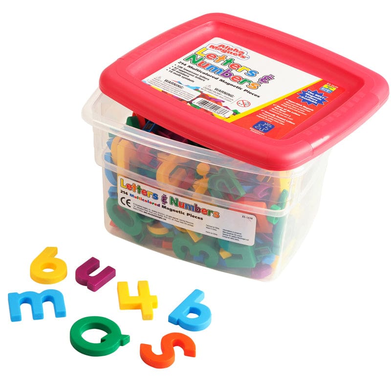 Alpha And Math Magnets Multi 214Pk - Magnetic Letters - Learning Resources