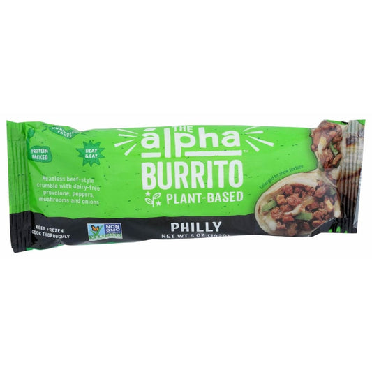 Alpha Foods Alpha Foods Plant Based Burrito Philly, 5 oz