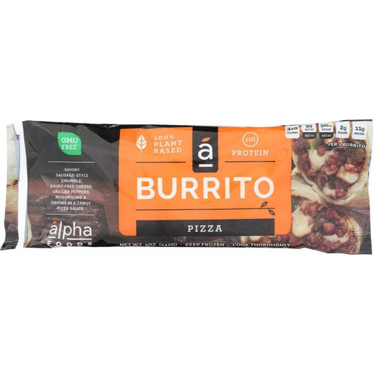 Alpha Foods Alpha Foods Plant Based Burrito Pizza, 5 oz