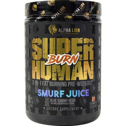 Alpha Lion Superhuman Burn Smurf Juice 21 ea - Alpha Lion
