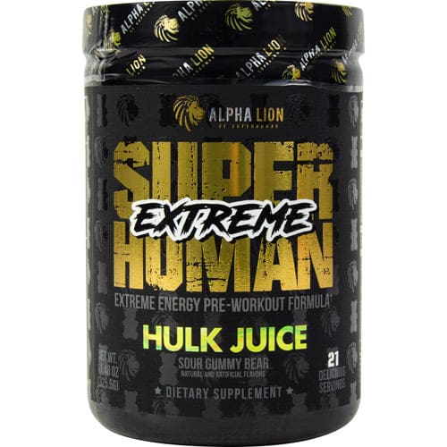 Alpha Lion Superhuman Extreme Hulk Juice 21 ea - Alpha Lion
