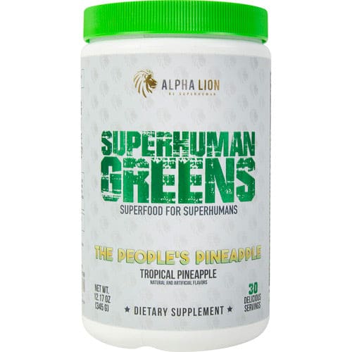 Alpha Lion Superhuman Greens Tropical Pineapple 30 servings - Alpha Lion