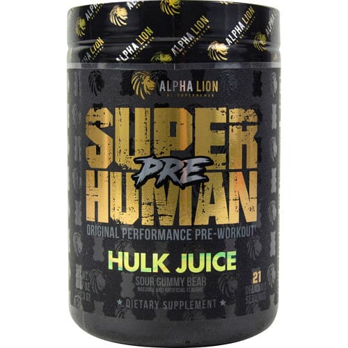 Alpha Lion Superhuman Pre Hulk Juice 21 ea - Alpha Lion