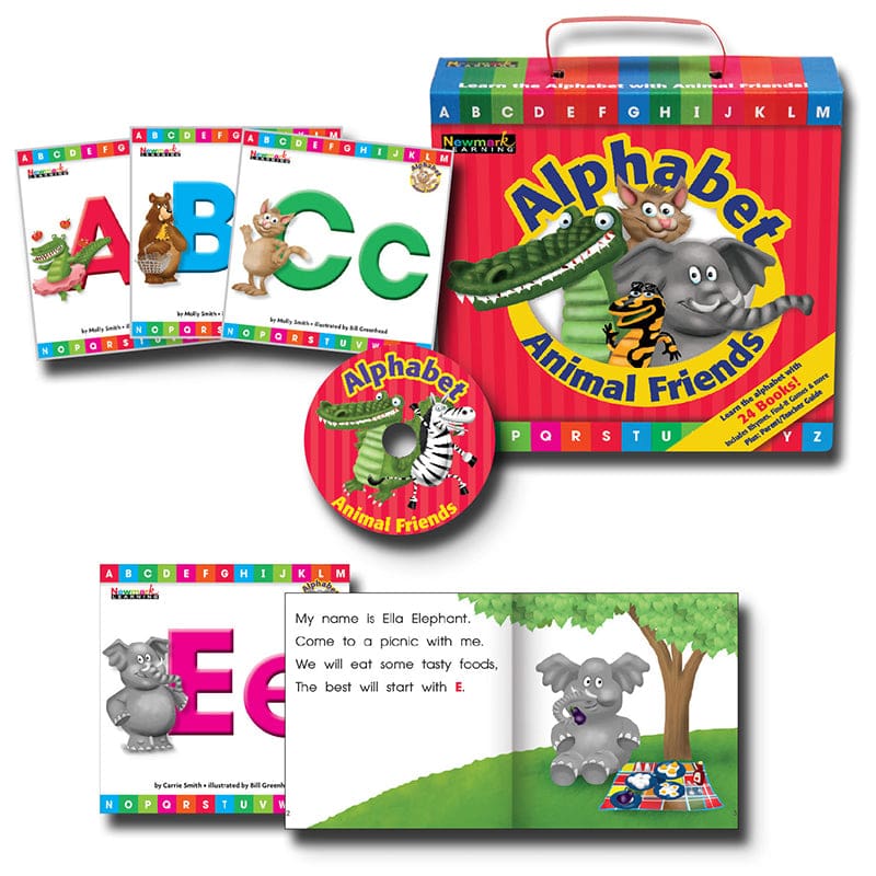 Alphabet Animal Friends Early Readers Boxed St - Learn To Read Readers - Newmark Learning