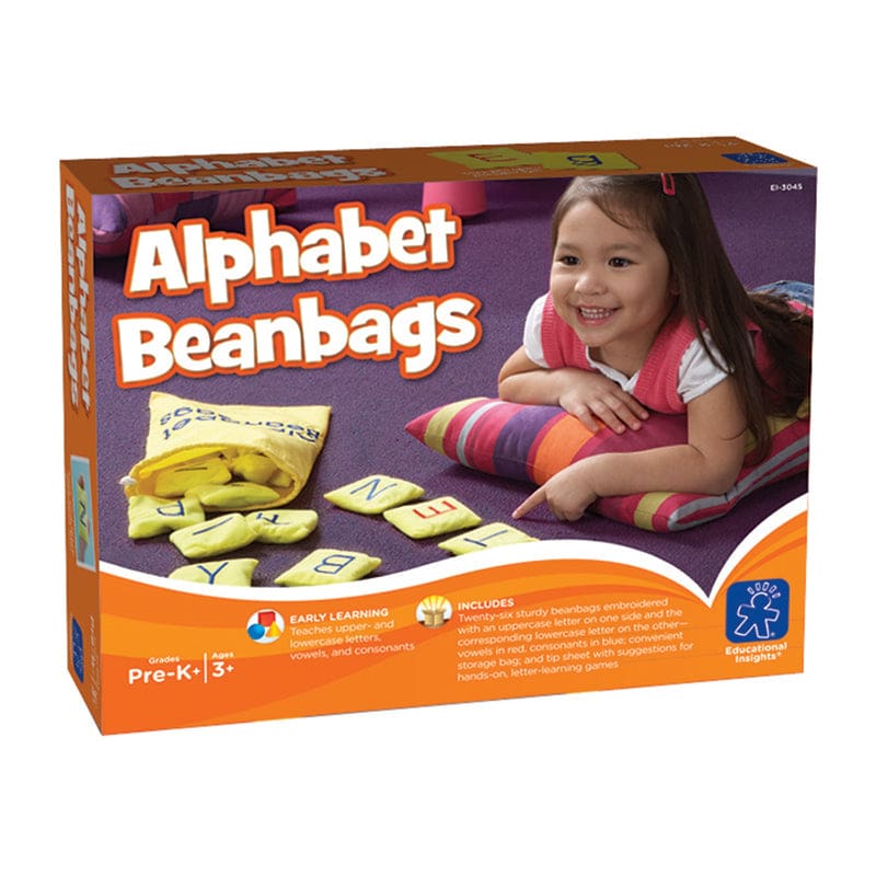 Alphabet Bean Bags - Bean Bags & Tossing Activities - Learning Resources