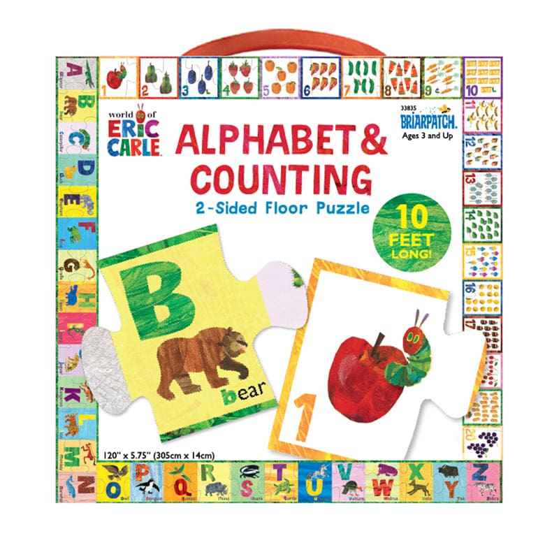 Alphabet & Counting Floor Puzzle The World Of Eric Carle (Pack of 3) - Floor Puzzles - University Games