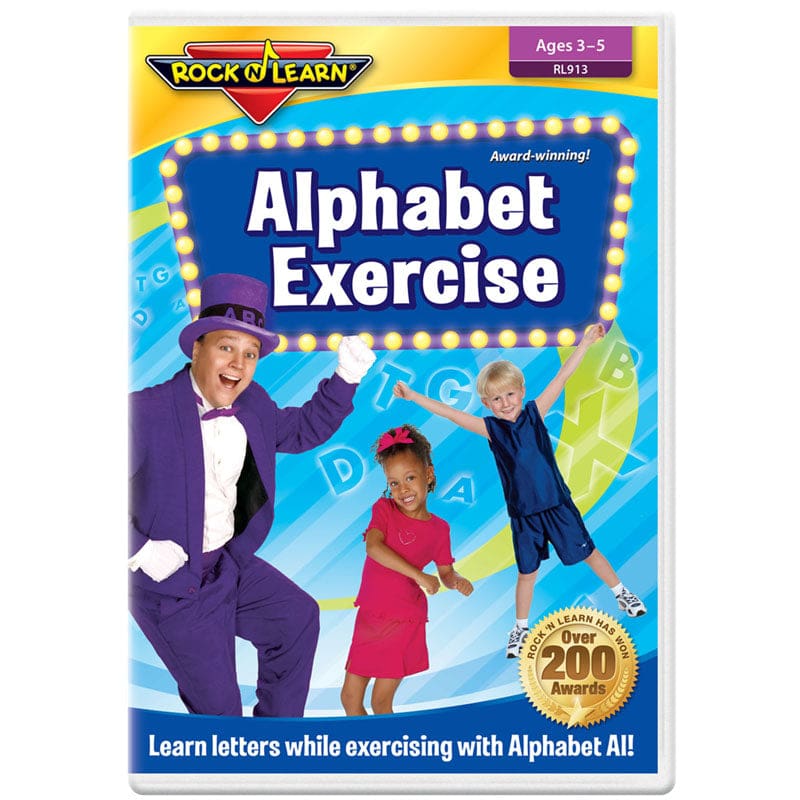 Alphabet Exercise Dvd (Pack of 2) - DVD & VHS - Rock N Learn