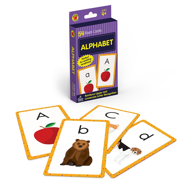 Alphabet Flash Cards (Pack of 12) - Letter Recognition - Carson Dellosa Education