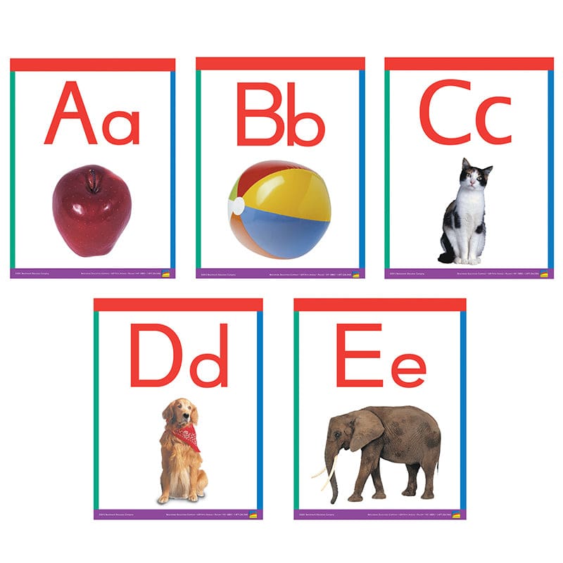 Alphabet Frieze Cards (Pack of 6) - Letter Recognition - Newmark Learning