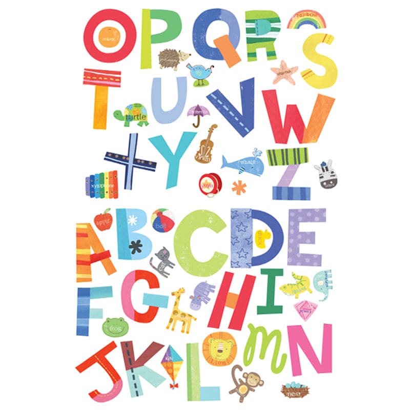 Alphabet Fun Wallies - Letters - Wallies Wall Decals