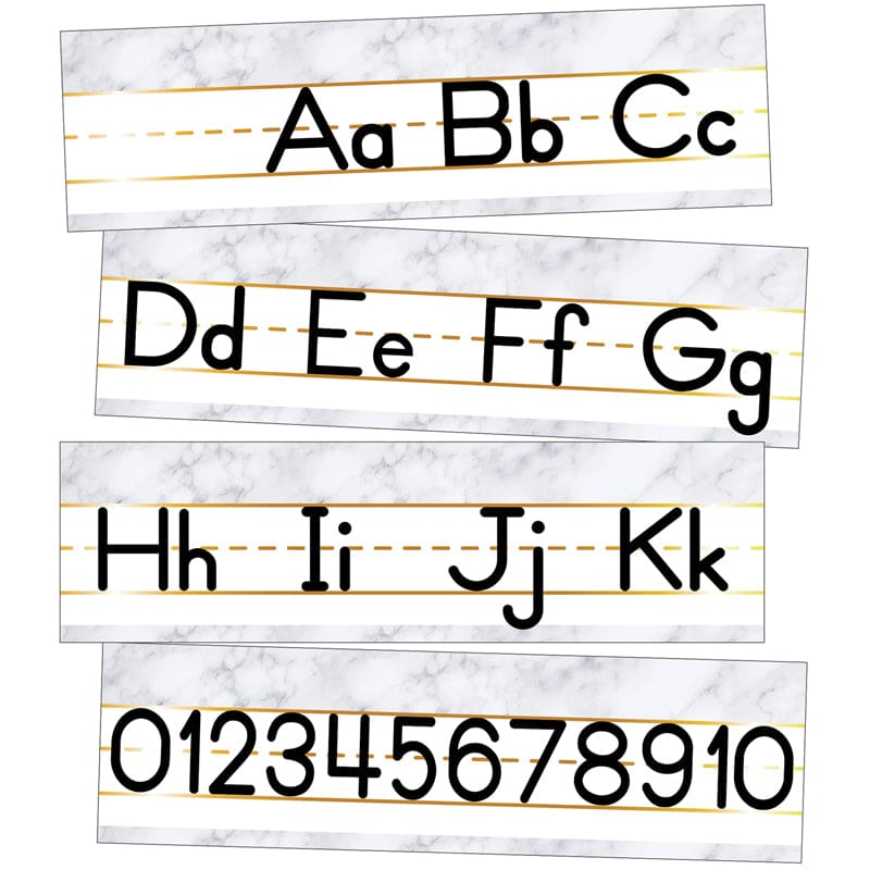 Alphabet Line Manuscript Mini Bb St Simply Boho (Pack of 6) - Alphabet Lines - Carson Dellosa Education