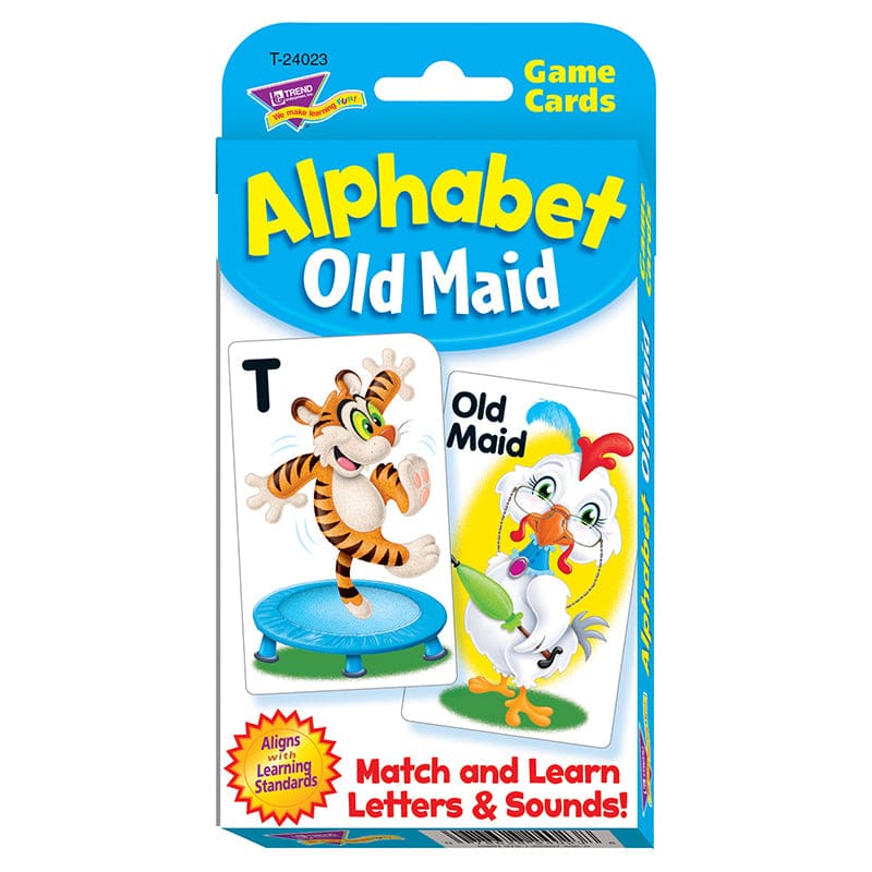 Alphabet Old Maid Challenge Cards (Pack of 10) - Card Games - Trend Enterprises Inc.