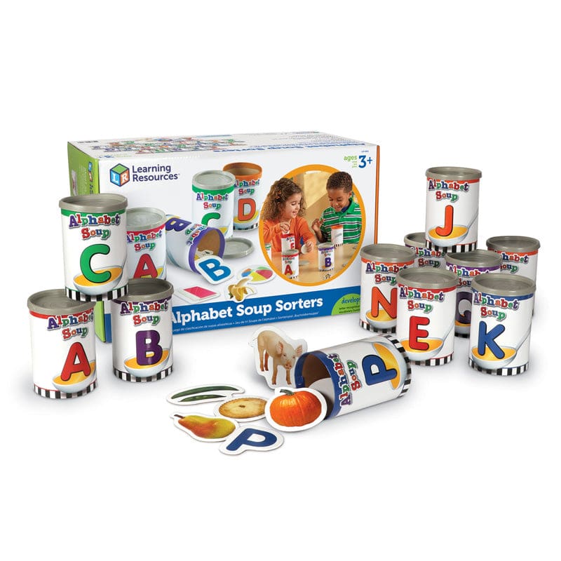 Alphabet Soup Sorters - Letter Recognition - Learning Resources
