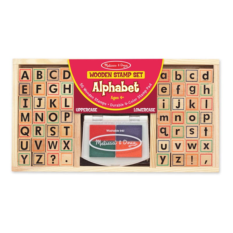 Alphabet Stamp Set - Stamps & Stamp Pads - Melissa & Doug