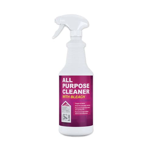 AlphaChem All Purpose Cleaner With Bleach 32 Oz Bottle 6/carton - School Supplies - AlphaChem