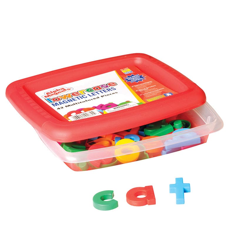 Alphamagnets Lowercase 42 Pcs Multicolored (Pack of 6) - Magnetic Letters - Learning Resources