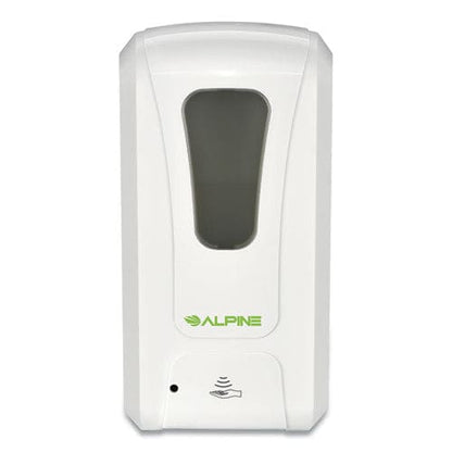 Alpine Liquid Hand Sanitizer/soap Dispenser 1,000 Ml 6 X 4.48 X 11.1 White - Janitorial & Sanitation - Alpine