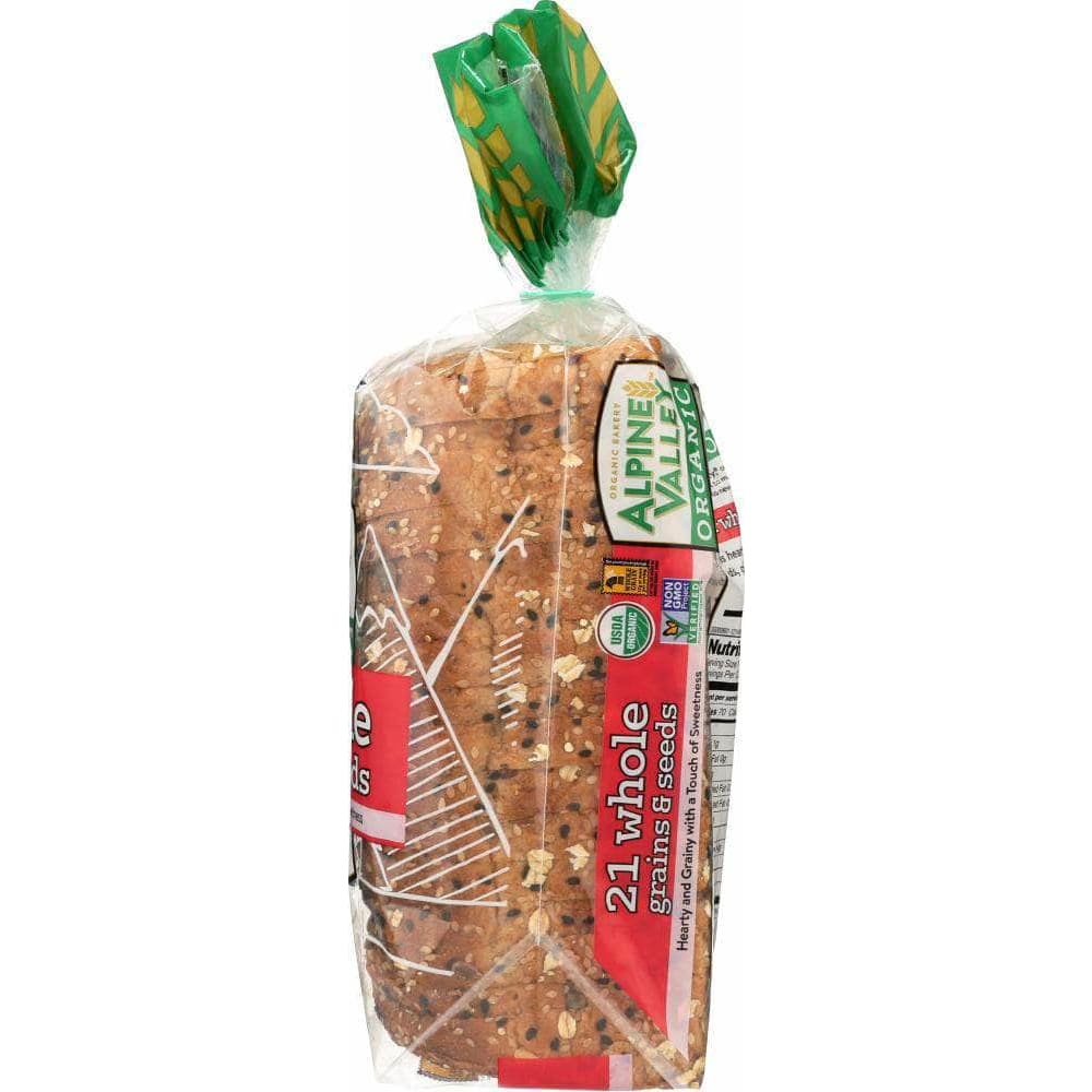 Alpine Valley Alpine Valley Organic Bread 21 Whole Grains, 18 oz
