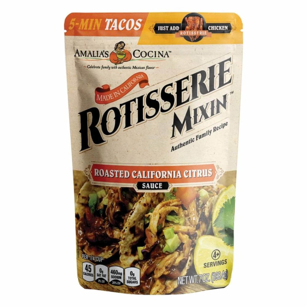 AMALIAS COCINA Grocery > Pantry AMALIAS COCINA: Rotisserie Mixin Roasted California Citrus Sauce, 7 oz