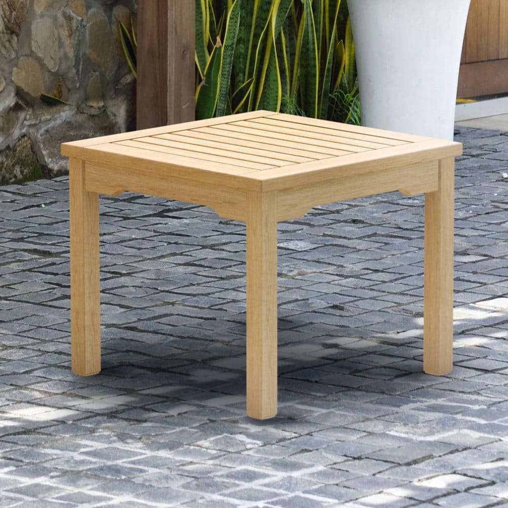 Amazonia Midland Wooden Side Table - Patio Accent Tables - Amazonia