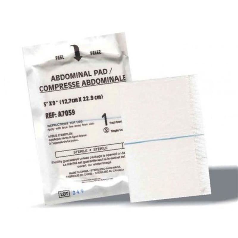 AMD Ritmed Abd Pad 5 X 9 Sterile TR20 (Pack of 5) - Wound Care >> Basic Wound Care >> Gauze and Sponges - AMD Ritmed