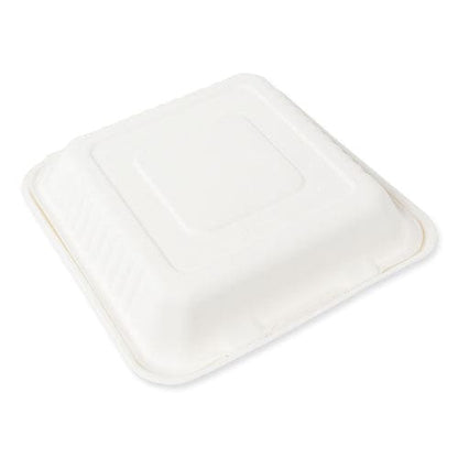 AmerCareRoyal Bagasse Pfas-free Food Containers 1-compartment 9 X 9 X 3.19 White Bamboo/sugarcane 200/carton - Food Service - AmerCareRoyal®