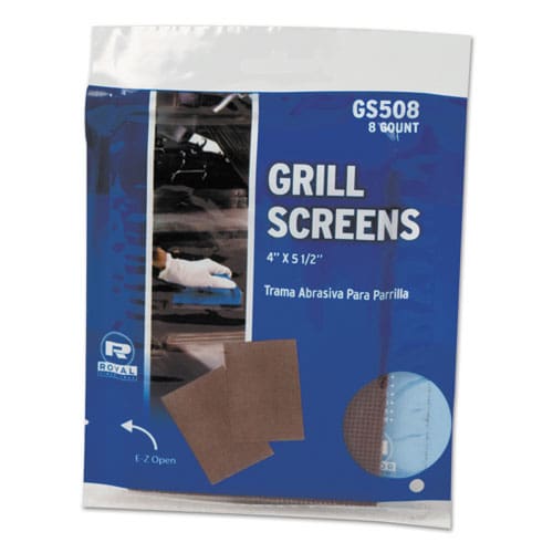 AmerCareRoyal Griddle Screen Aluminum Oxide 4 X 5.5 Brown 20/pack 10 Packs/carton - Janitorial & Sanitation - AmerCareRoyal®