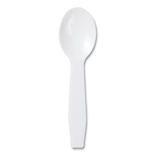 AmerCareRoyal Polystyrene Taster Spoons White 3000/carton - Food Service - AmerCareRoyal®