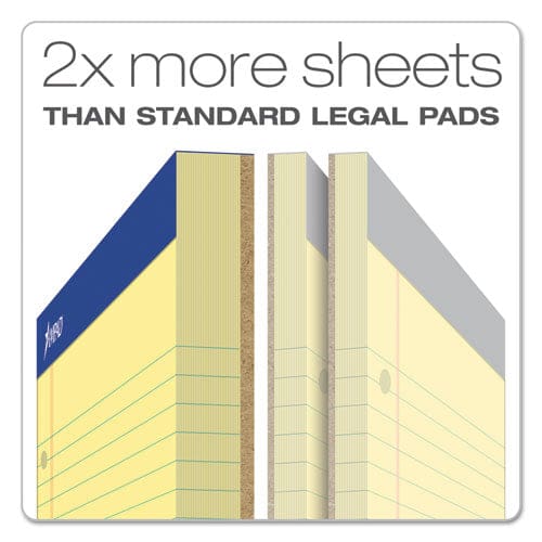 Ampad Double Sheet Pads Medium/college Rule 100 Canary-yellow 8.5 X 11.75 Sheets - School Supplies - Ampad®