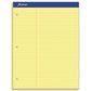 Ampad Double Sheet Pads Narrow Rule 100 Canary-yellow 8.5 X 11.75 Sheets - School Supplies - Ampad®
