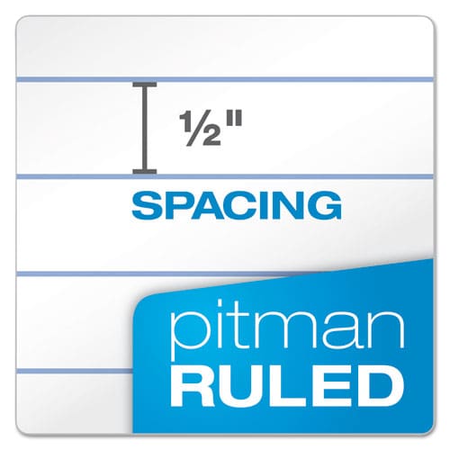 Ampad Earthwise By Ampad Recycled Reporter’s Notepad Pitman Rule White Cover 70 White 4 X 8 Sheets - Office - Ampad®