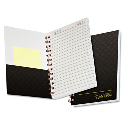 Ampad Gold Fibre Personal Notebooks 1 Subject Medium/college Rule Classic Green Cover 7 X 5 100 Sheets - School Supplies - Ampad®