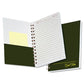 Ampad Gold Fibre Personal Notebooks 1 Subject Medium/college Rule Designer Gray Cover 7 X 5 100 Sheets - School Supplies - Ampad®