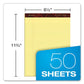 Ampad Gold Fibre Quality Writing Pads Narrow Rule 50 Canary-yellow 8.5 X 11.75 Sheets Dozen - School Supplies - Ampad®