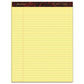 Ampad Gold Fibre Quality Writing Pads Wide/legal Rule 50 Canary-yellow 8.5 X 11.75 Sheets Dozen - School Supplies - Ampad®