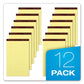 Ampad Gold Fibre Quality Writing Pads Wide/legal Rule 50 Canary-yellow 8.5 X 14 Sheets Dozen - School Supplies - Ampad®