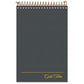 Ampad Gold Fibre Steno Pads Gregg Rule Designer Diamond Pattern Gray/gold Cover 100 White 6 X 9 Sheets - Office - Ampad®