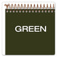 Ampad Gold Fibre Steno Pads Gregg Rule Designer Green/gold Cover 100 White 6 X 9 Sheets - Office - Ampad®