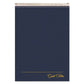 Ampad Gold Fibre Wirebound Project Notes Pad Project-management Format Navy Cover 70 White 8.5 X 11.75 Sheets - Office - Ampad®
