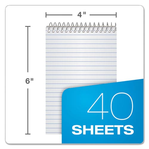 Ampad Memo Pads Narrow Rule Assorted Cover Colors 40 White 4 X 6 Sheets 3/pack - School Supplies - Ampad®