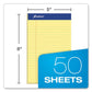 Ampad Perforated Writing Pads Narrow Rule 50 Canary-yellow 5 X 8 Sheets Dozen - School Supplies - Ampad®